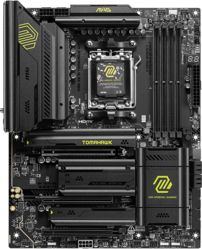 MSI MAG X870 TOMAHAWK WIFI DDR5 AMD X870 Soket DDR5 8400+(OC)MHz ATX Gaming (Oyuncu) Anakart