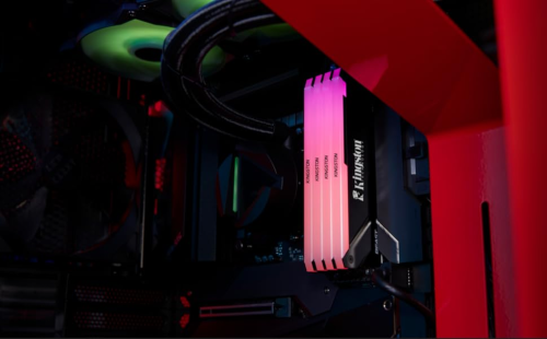 Kingston Beast KF432C16BB2AK2/64TR RGB 64GB (2x32) DDR4 3200Mhz CL16 Siyah Gaming RAM (Bellek)