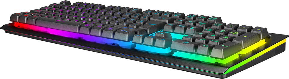 Rampage MIRACLE K2 Siyah USB RGB Aydınlatmalı Q Gaming (Oyuncu) Klavye