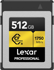 Lexar 512GB LCXEXPR512G-RNENG Professional CFExpress Type-B 1750/500MB/s Hafıza Kartı