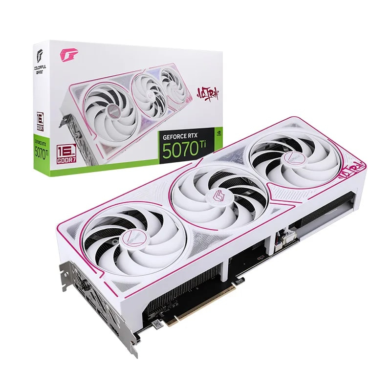 COLORFUL iGame GeForce RTX 5070Tİ Ultra W OC GDDR7 256Bit (OC 16GB-V) 16GB Gaming (Oyuncu) Ekran Kartı