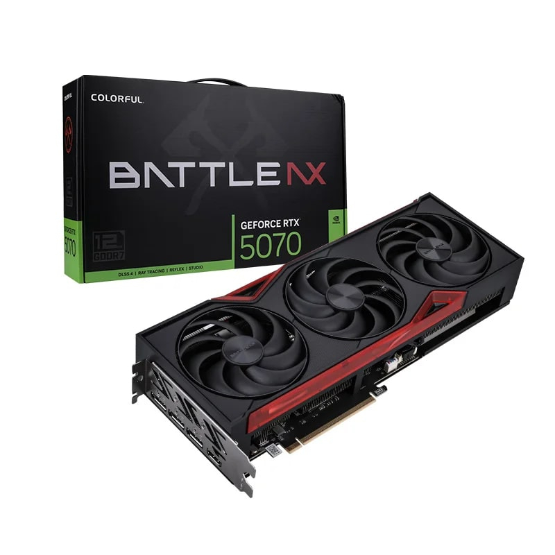 COLORFUL BattleAX GeForce RTX 5070 NB EX V2 GDDR7 192Bit 12GB Gaming (Oyuncu) Ekran Kartı