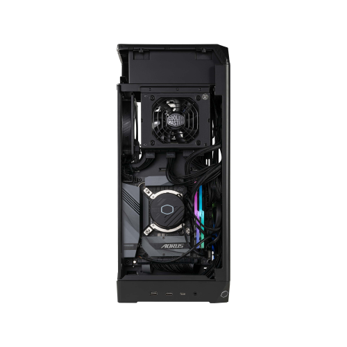CM MasterBox NCORE 100 MAX 120mm Sıvı Soğutma 850W  80+ Gold ATX 3.0 SFX PSU&#039;lu Gri Renkli ITX Gaming (Oyuncu) Kasası (NR100-MNNN85-SL0)