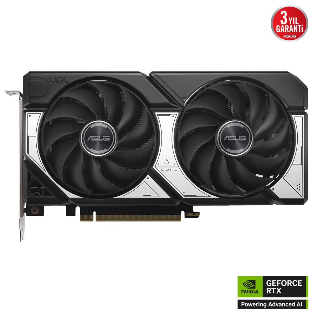 ASUS DUAL GeForce RTX 5060 TI OC 8GB DUAL-RTX5060TI-O8GB GDDR7 128Bit DX12 DLSS 4 Gaming (Oyuncu) Ekran Kartı