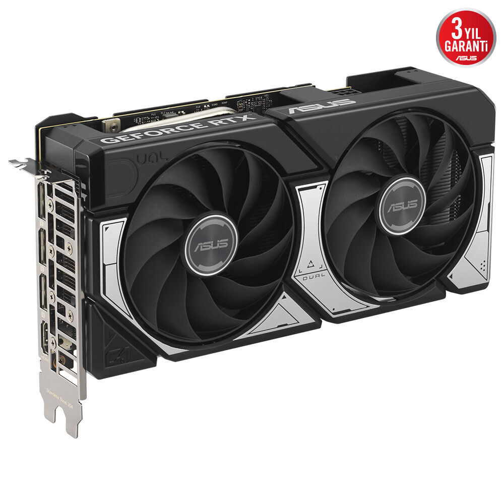 ASUS DUAL GeForce RTX 5060 TI OC 8GB DUAL-RTX5060TI-O8GB GDDR7 128Bit DX12 DLSS 4 Gaming (Oyuncu) Ekran Kartı