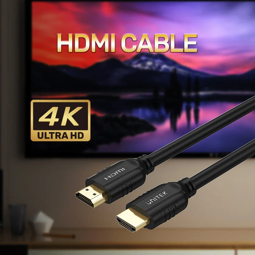 Unitek HDMI Kablo v2.0 4K&60Hz 15Mt (C11079BK-15M)