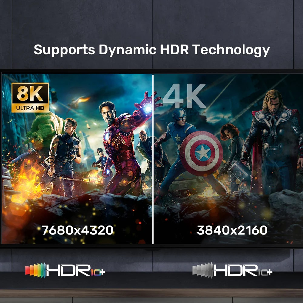 Unitek HDMI Kablo v2.1 8K&60Hz 2Mt (C11086GY01-2M)