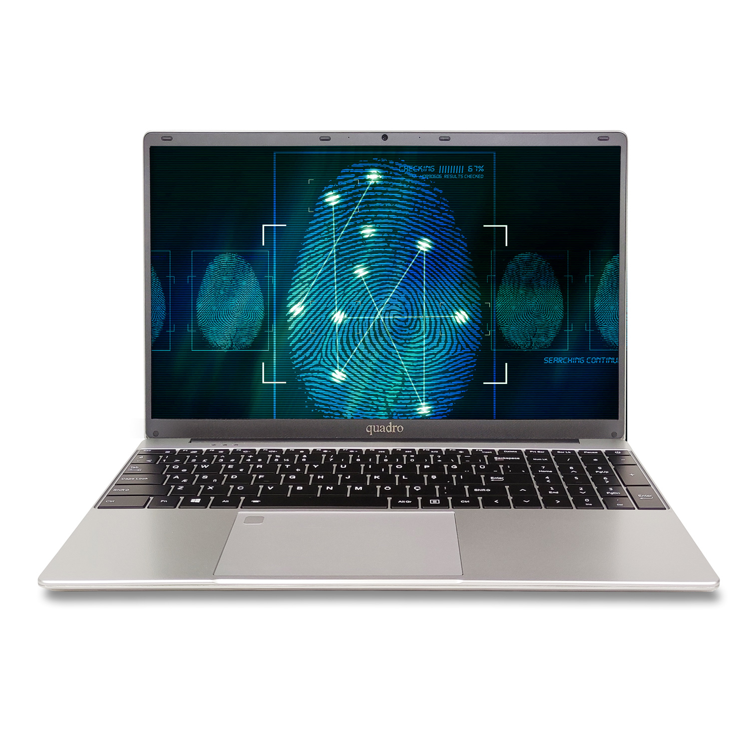 Quadro Novabook XU16125-1650F Core CI5-1245U 16GB RAM 512GB SSD Freedos 15.6″ FHD Taşınabilir Bilgisayar Parmak Izi Okuyucu