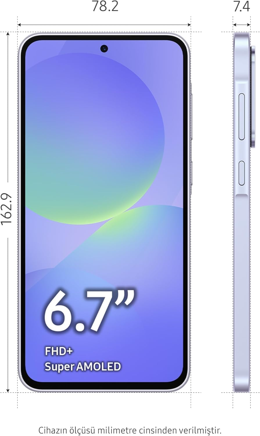 Samsung Galaxy A36 5G 128GB 8GB Ram Lila Cep Telefonu-(Samsung Türkiye Garantili)