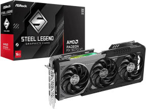 ASrock AMD Radeon RX 9070 XT Steel Legend Dark 16GB GDDR6 256Bit Gaming (Oyuncu) Ekran Kartı