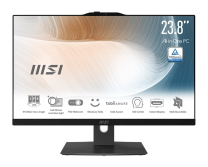 MSI MODERN AM242P 12M-1639XTR 23.8 FHD 16:9 (1920X1080) i5-1235U 8GB DDR4 512GB SSD DOS SIYAH AIO PC
