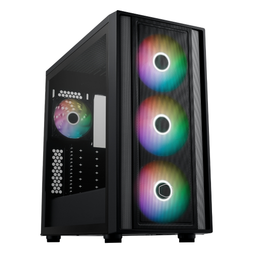 Cooler Master MasterBox 600 TG MB600-KGNN-S00 Mesh ARGB ATX Siyah Mid Tower Kasa