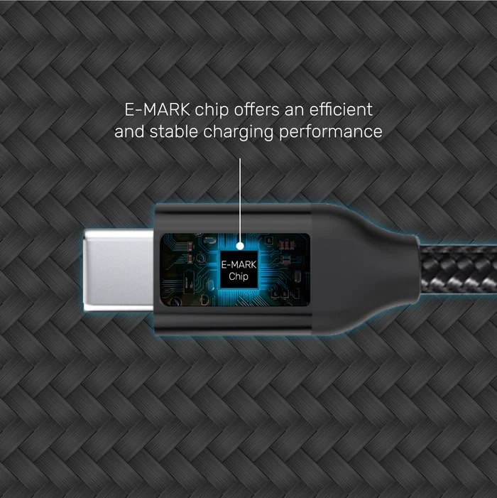 Unitek Type-C to Type-C (100W) 2Mt Hızlı Şarj Kablosu (C14059BK)