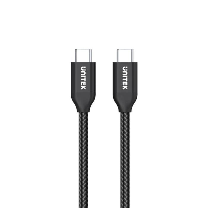 Unitek Type-C to Type-C (100W) 2Mt Hızlı Şarj Kablosu (C14059BK)
