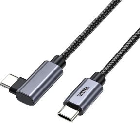Unitek Type-C to Type-C (100W) 3Mt 90° Açı Hızlı Şarj Kablosu (C14123BK-3M)