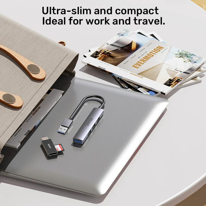 Unitek Type-A to 1 USB 3.0 - 3 USB 2.0 PORT USB Dönüştürücü (H1208A)