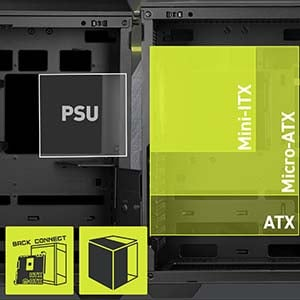MSI MAG PANO 100R PZ Black 4x120mm ARGB Fan USB 3.2 Micro-ATX Tower Gaming (Oyuncu) Kasa
