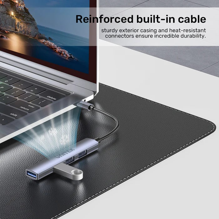 Unitek Type-C to 4 Port 1 USB 3.0 - 3 USB 2.0 Çoklayıcı (H1208B)