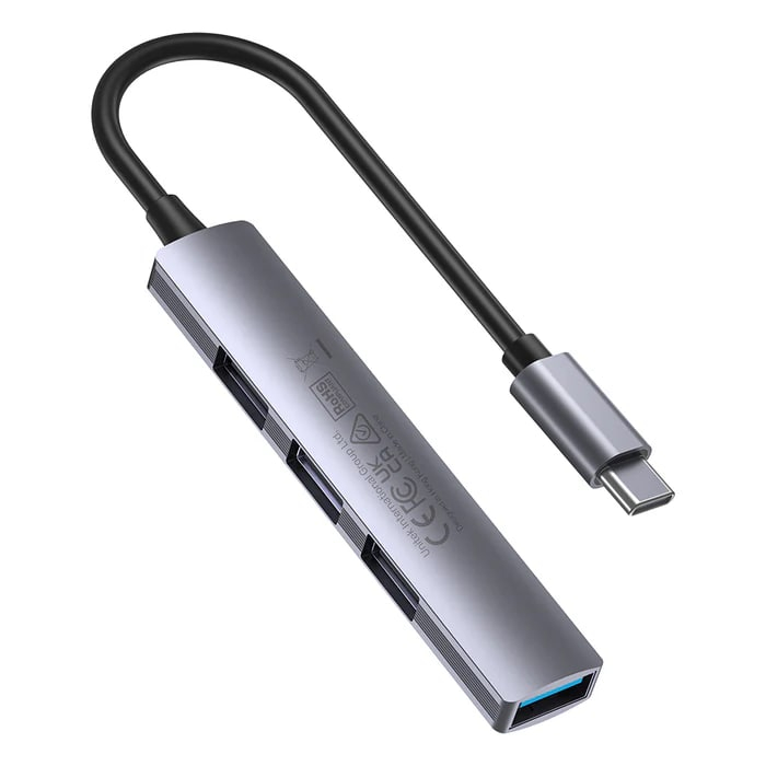 Unitek Type-C to 4 Port 1 USB 3.0 - 3 USB 2.0 Çoklayıcı (H1208B)