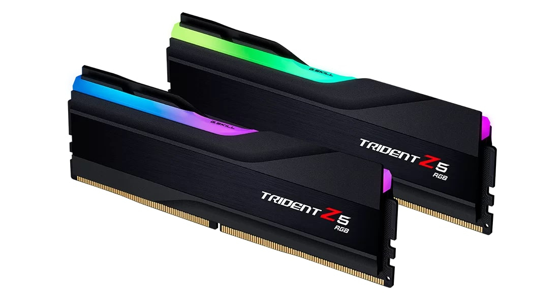GSKILL Trident Z RGB 64GB (2x32GB) 5600MHz CL28 DDR5 Gaming Ram (F5-5600J2834F32GX2-TZ5RK)