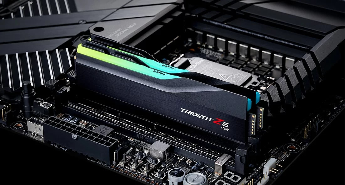 GSKILL Trident Z RGB 64GB (2x32GB) 5600MHz CL28 DDR5 Gaming Ram (F5-5600J2834F32GX2-TZ5RK)