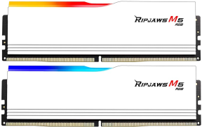 GSKILL Ripjaws M5 RGB 32 GB (2x16) 6400MHz CL36 DDR5 Gaming Ram (F5-6400J3648F16GX2-RM5RW)