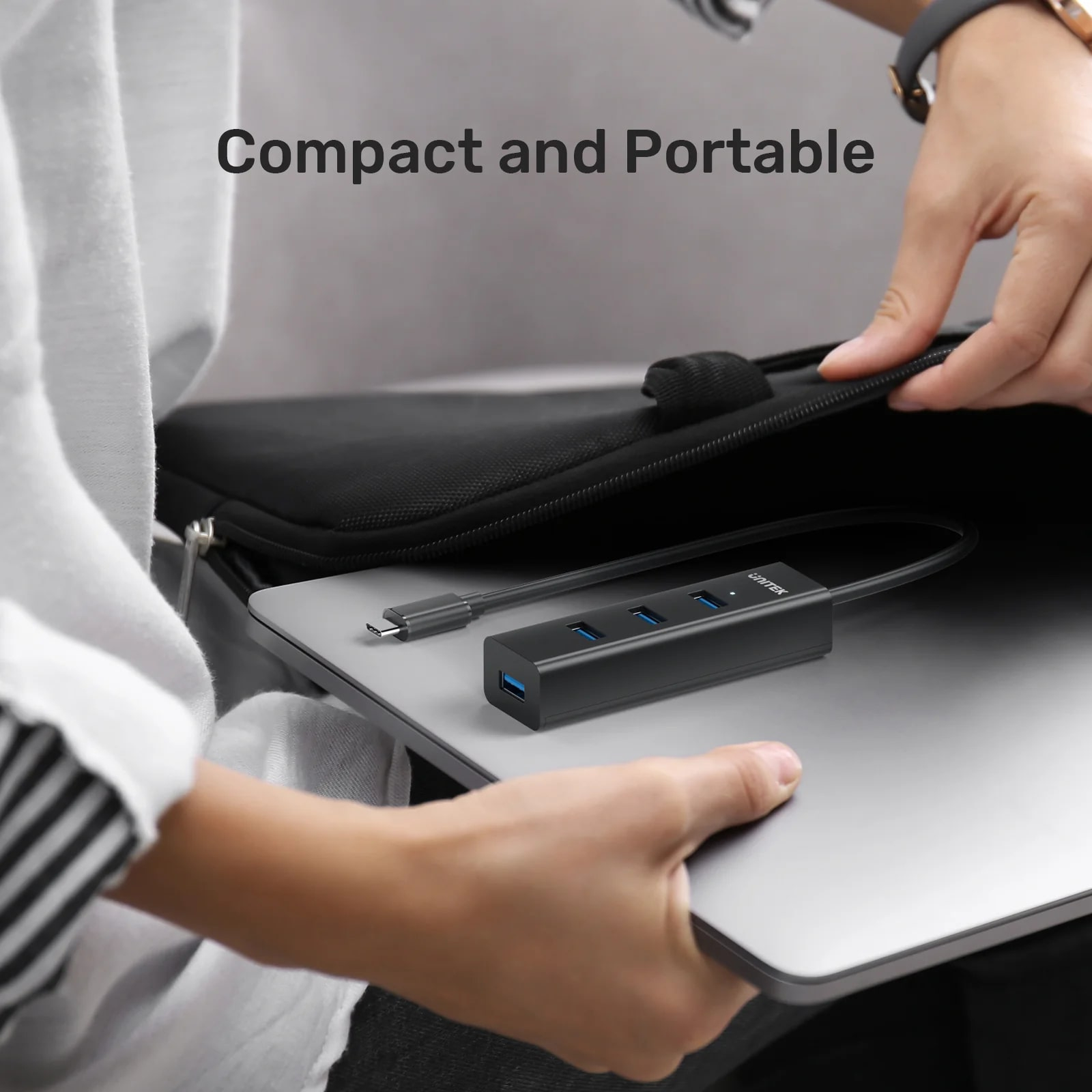 Unitek Type-C to 4 USB 3.0 - 1 Type-C Port USB Dönüştürücü (Y-3089Z01)