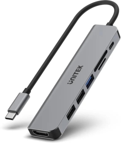 Unitek Type-C to 7 Port Hub Dönüştürücü (H1118A)