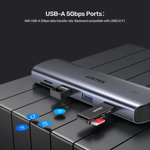 Unitek Type-C to 9 Port Hub Dönüştürücü (D1113A)