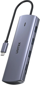 Unitek Type-C to 9 Port Hub Dönüştürücü Ipad Pro & Air Destekli Gigabit Ethernet PD 100W (D1113A)