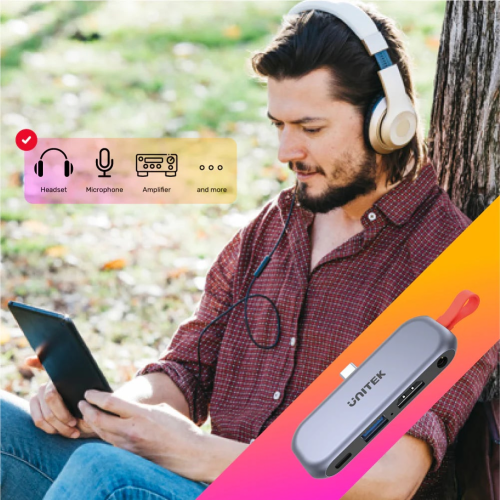 Unitek uHUB Q4 Lite 4-in-1 USB-C Hub Dönüştürücü (D1070A)