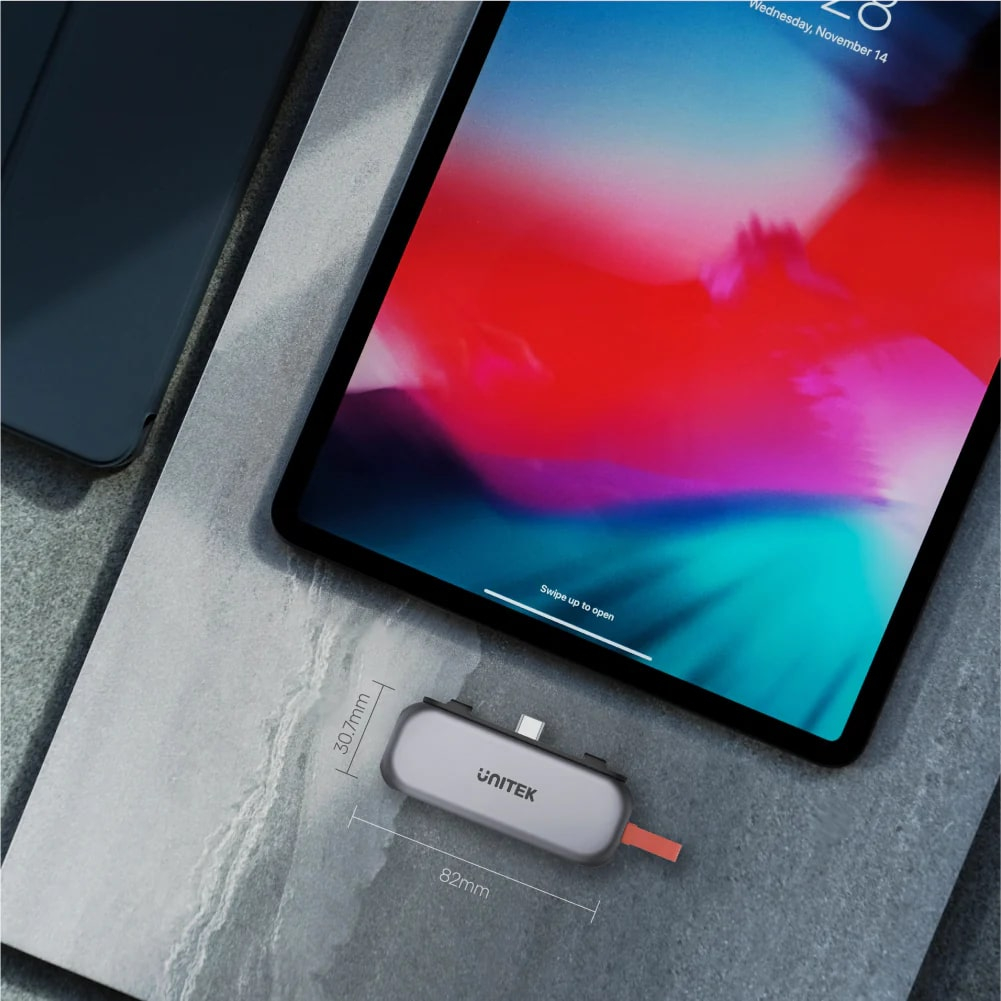 Unitek uHUB Q4 Lite 4-in-1 USB-C Hub Dönüştürücü (D1070A)