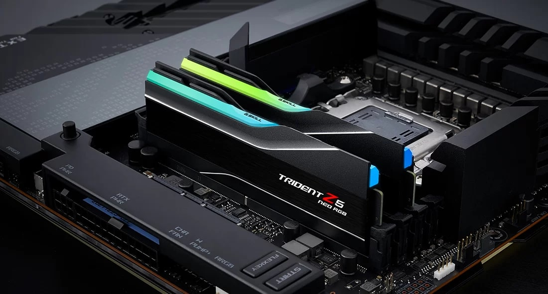 GSKILL Trident Z5 Neo RGB 64GB (2x32GB) 6000MHz CL28 DDR5 Gaming Ram (F5-6000J2836G32GX2-TZ5NR)