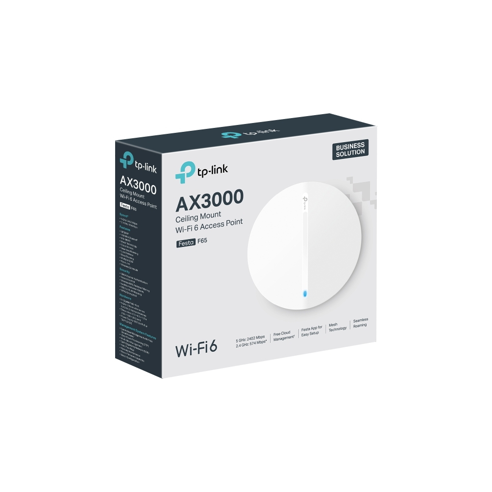 TP-Link Festa F65 AX3000 Tavan Tipi Access Point