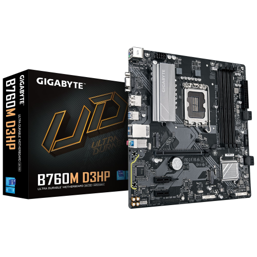 Gigabyte B760M D3HP Intel B760 Soket 1700 DDR5 5600MHz mATX Gaming (Oyuncu) Anakart