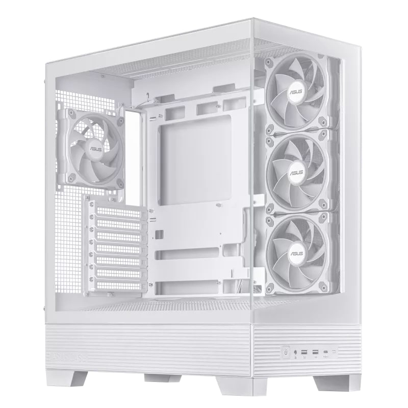 ASUS A31 PLUS Tamperli Cam ARGB Beyaz USB 3.2 ATX Mid-Tower Gaming (Oyuncu) Kasası