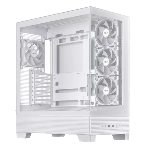 ASUS A31 PLUS Tamperli Cam ARGB Beyaz USB 3.2 ATX Mid-Tower Gaming (Oyuncu) Kasası