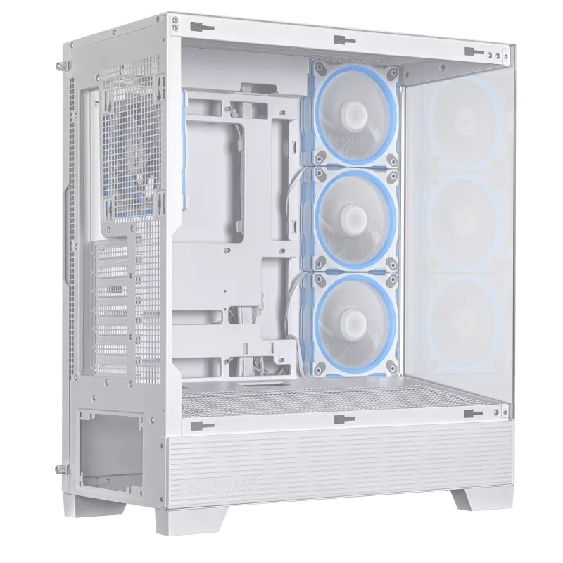 ASUS A31 PLUS Tamperli Cam ARGB Beyaz USB 3.2 ATX Mid-Tower Gaming (Oyuncu) Kasası