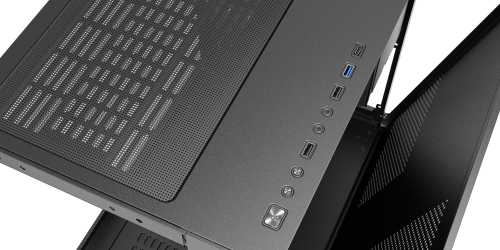 James Donkey Stark S800 4xARGB Temperli Cam 650W 80+ Bronze ATX Siyah Gaming (Oyuncu) Kasa