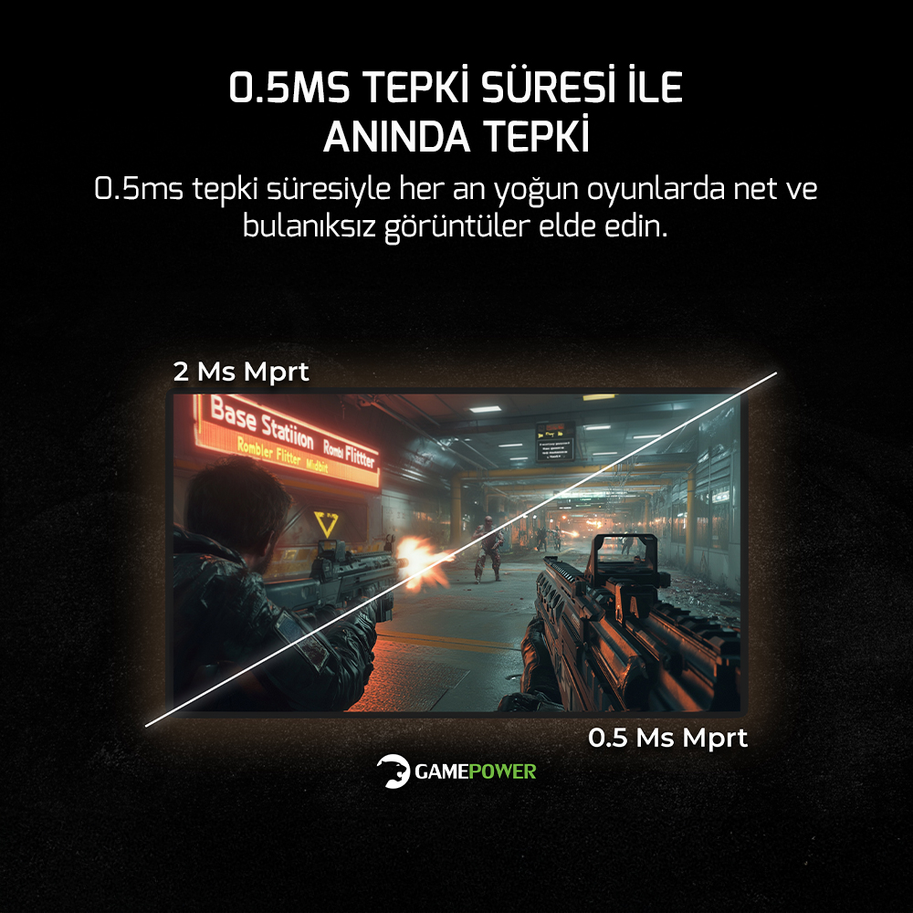 GamePower Vivid V60 27″ Curved RGB Beyaz 240Hz 0.5ms FHD 1500R Curved 2x2W Speaker VA Gaming Monitör (Sıfır Ölü Piksel Garantili)