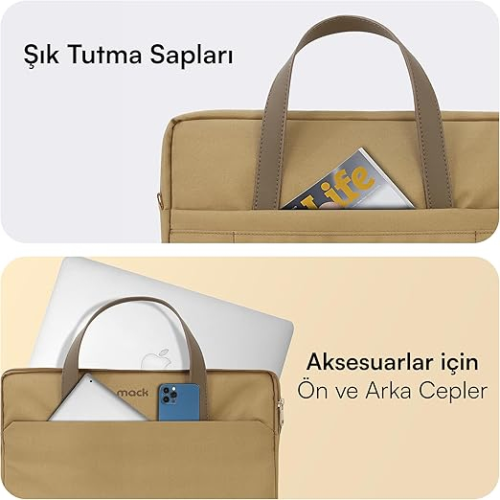 MACK MCE-1513 15.6 NOVA Eco Notebook Çantası Camel