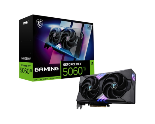 MSI GeForce RTX 5060TI 16G GAMING OC GDDR7 128Bit DX12 DLSS 4 Gaming (Oyuncu) Ekran Kartı