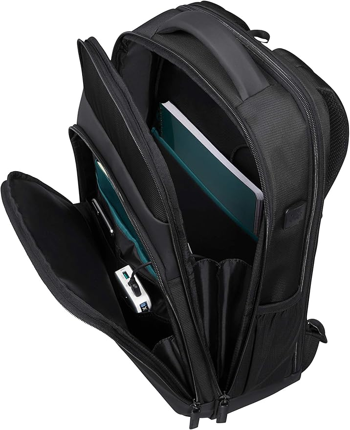 SAMSONITE KF9-09-004 15.6″ Mysight USB Girişli Notebook Sırt Çantası Siyah
