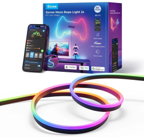 Govee Neon Rope Light 2 Led Işık Siyah 4M - H61D4-B