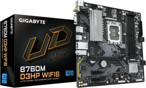 Gigabyte B760M D3HP WIFI-6 Intel B760 Soket 1700 DDR5 5600MHz mATX Gaming (Oyuncu) Anakart