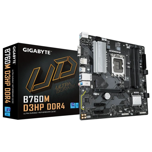 Gigabyte B760M D3HP DDR4 Intel B760 Soket 1700 DDR4 5333MHz mATX Gaming (Oyuncu) Anakart