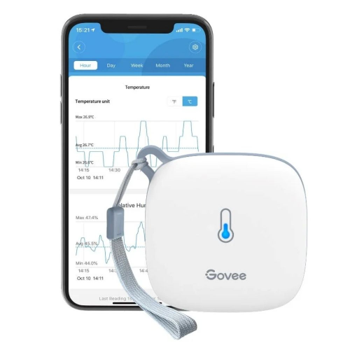 Govee Wi-Fi Nem Ölçer Termo-Higrometre - H5179