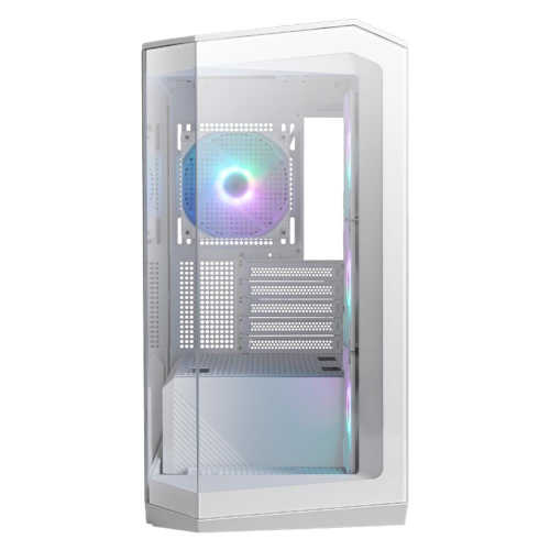MSI MAG PANO M100R PZ White 4x120mm ARGB Fan USB 3.2 Micro-ATX Tower Gaming (Oyuncu) Kasa