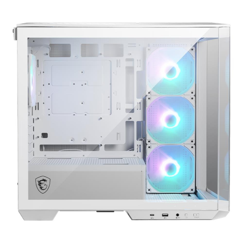 MSI MAG PANO M100R PZ White 4x120mm ARGB Fan USB 3.2 Micro-ATX Tower Gaming (Oyuncu) Kasa