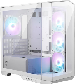 MSI MAG PANO M100R PZ White 4x120mm ARGB Fan USB 3.2 Micro-ATX Tower Gaming (Oyuncu) Kasa